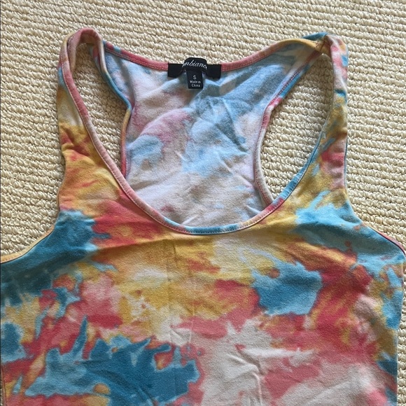 Ambiance Multicolor Tie-Dye Tank Top - Picture 3 of 5